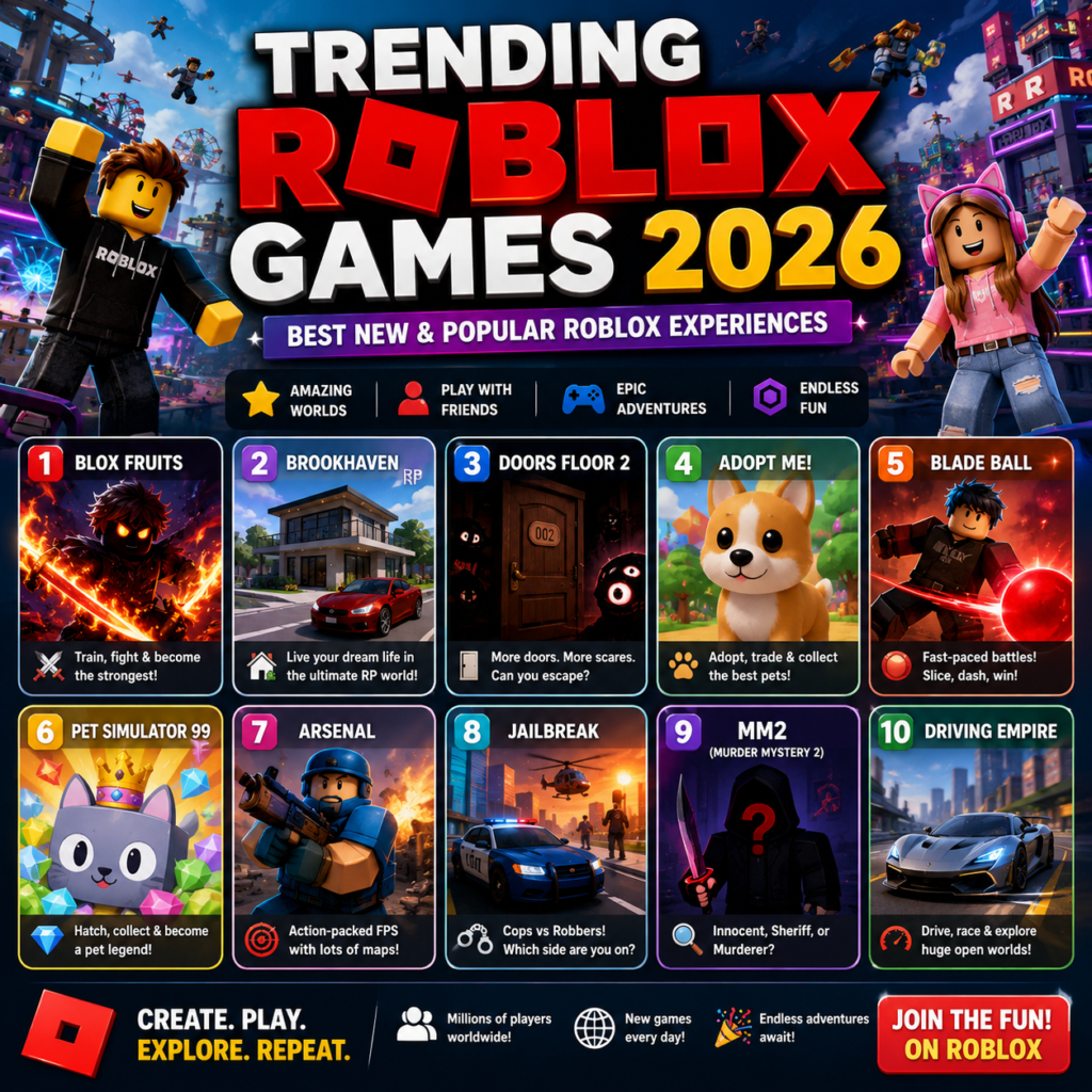 trending roblox games